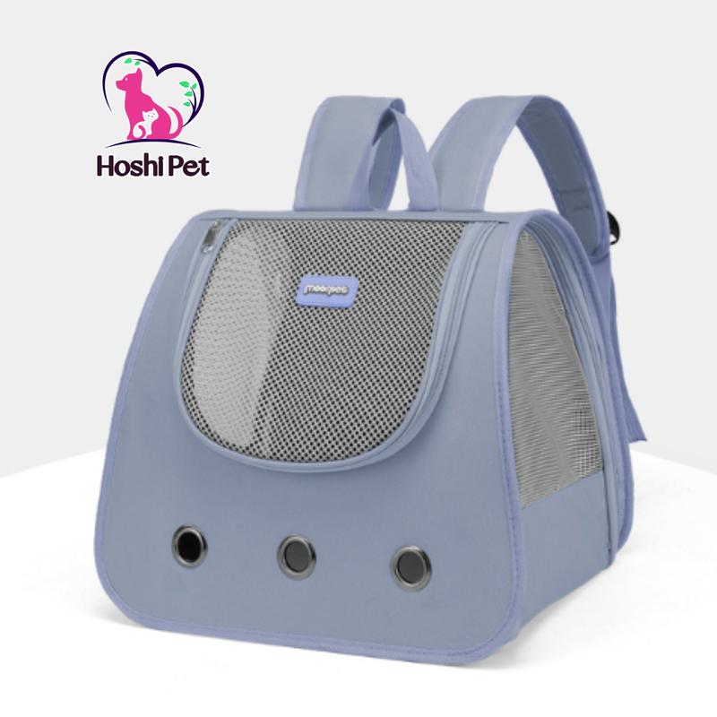 Balo cho mèo chó thú cưng size lớn balo đựng mèo Hoshi Pet BL15 có lưới thoáng khí
