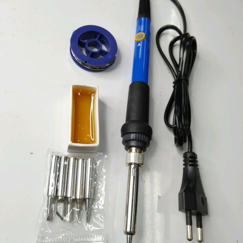 Máy hàn chì và hàn thiếc 60W điện 220V có điều chỉnh nhiệt độ - Thiết kế nhỏ gọn phù hợp cho mục đích sử dụng