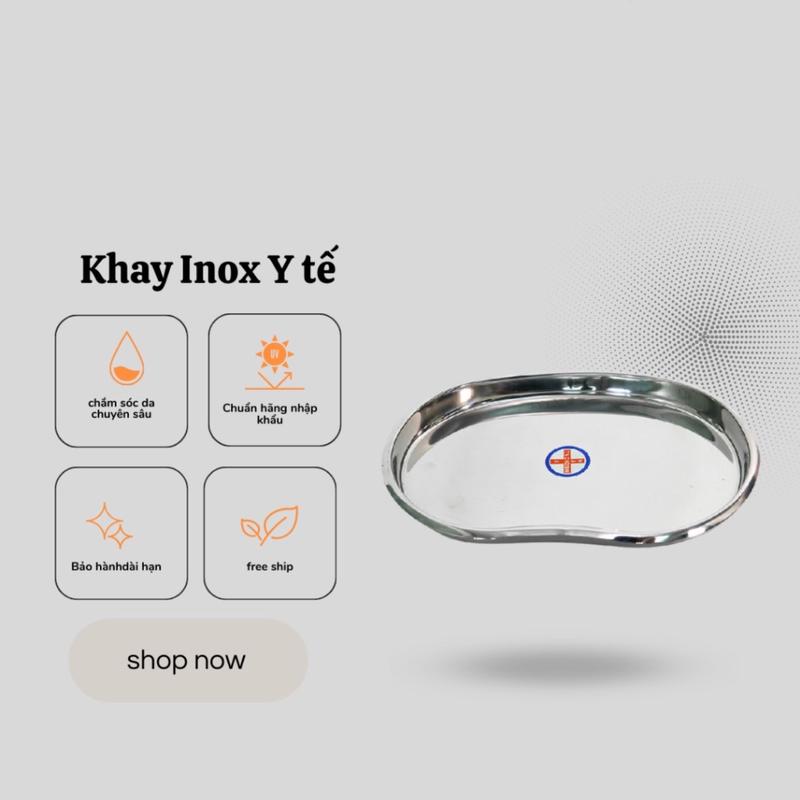 Giá Sỉ Khay Inox Hạt Đậu Đựng Dụng Cụ Nhỏ Dùng Trong Y Tế Spa