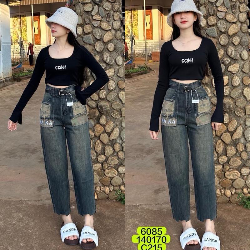 Quần jeans baggy loại 1 (KÈM ẢNH THẬT) đủ Szie s m l 1