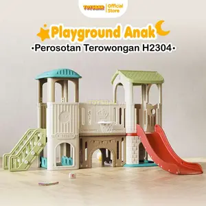 Mainan Playhouse H2304 Playground Anak Perosotoan Terowongan Anak Istana Castle