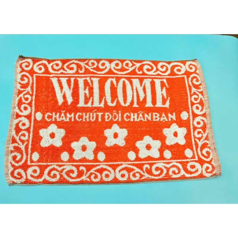 Thảm khăn chùi chân bình dân - Gia Dụng Phúc Hưng Phát size 40x60,50x70 giao màu ngẫu nhiên cho khách, lựa nhắn tin. 6