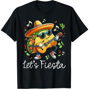 Cinco De Mayo Mexican Fiesta 5 De Mayo Lets Fiesta T-Shirt