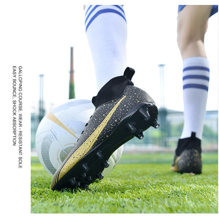 Product Introduction of High-Top Spike Professional Competition Training Soccer Shoes 7