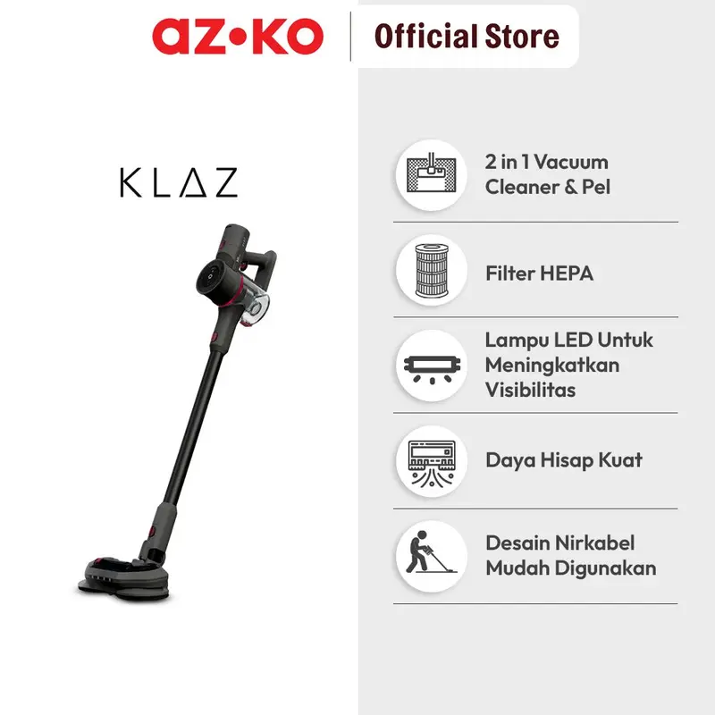 KLAZ Pengisap Debu dengan Alat Pel 2