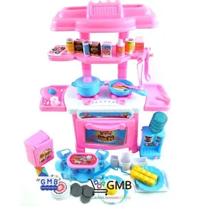 MAINAN ANAK PEREMPUAN KITCHEN SET MAINAN PERALATAN DAPUR MASAK MASAKAN LENGKAP FK105
