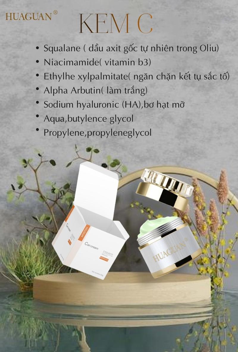 Product Introduction of Mờ Nám Tàn Nhang Đồi Mồi Huaguan đêm 4