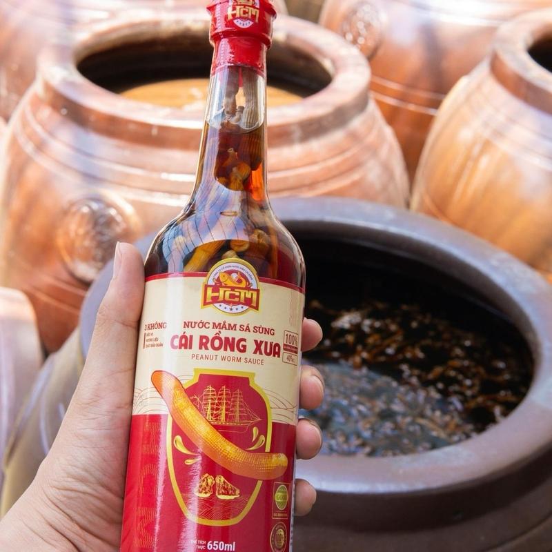 [Mua 2 + 1 mắm 13N] Nước mắm sá sùng độ đạm 40N chai 610ml Tom Tom Quảng Ninh gia vị Nước Sốt việt nam hữu cơ
