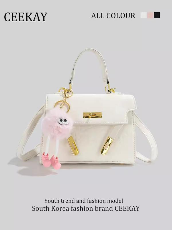 SẴN HÀNG Túi Ceekay chính hãng | Túi xách nữ cao cấp gắn charm sang chảnh túi cầm tay- Full box - CK61 tuidanu