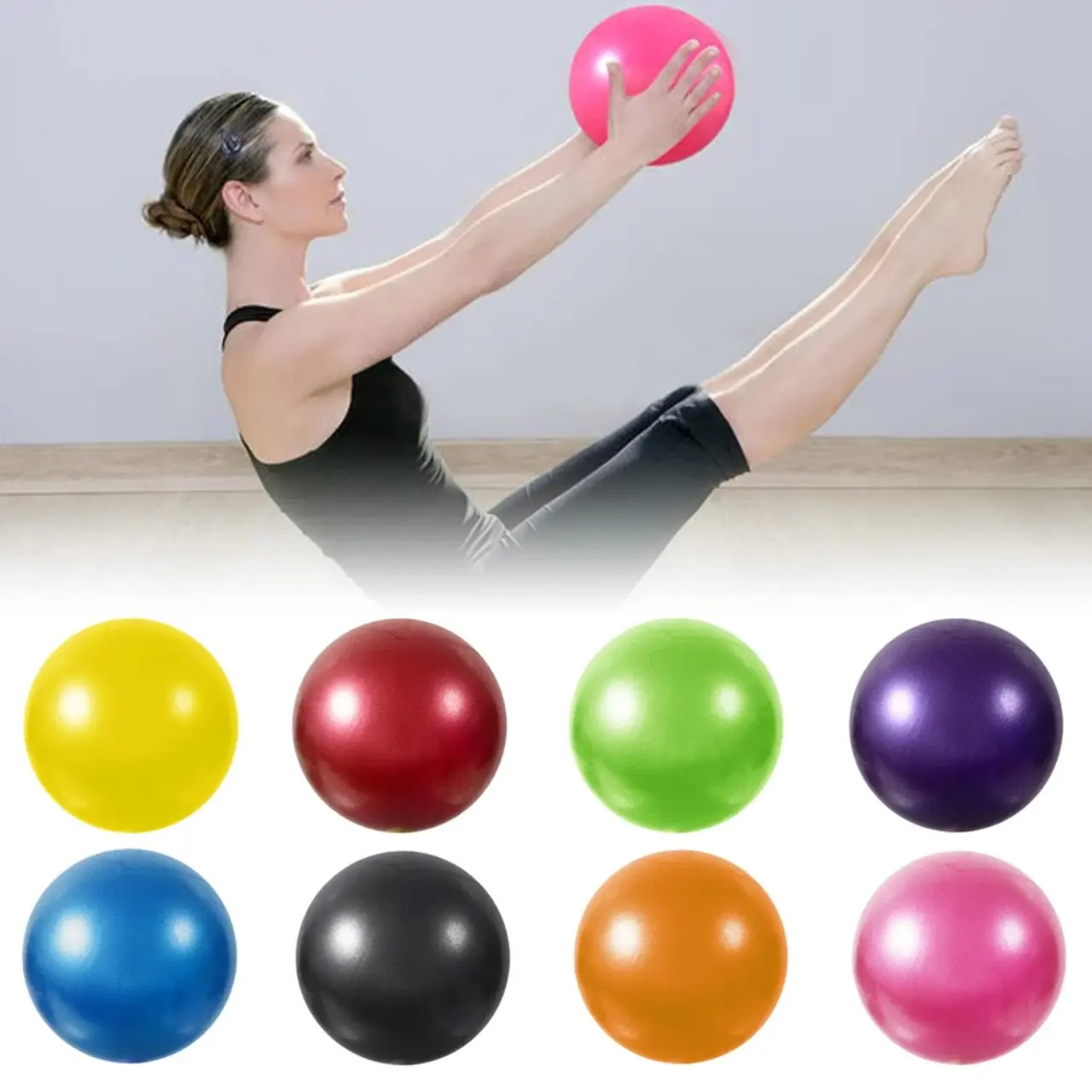 Bóng Cân Bằng Yoga, 25 CM, Chống Áp Lực, Chống Cháy Nổ, Thích Hợp Tập Thể Dục Yoga, Thể Dục Dụng Cụ, Pilates Và Yoga