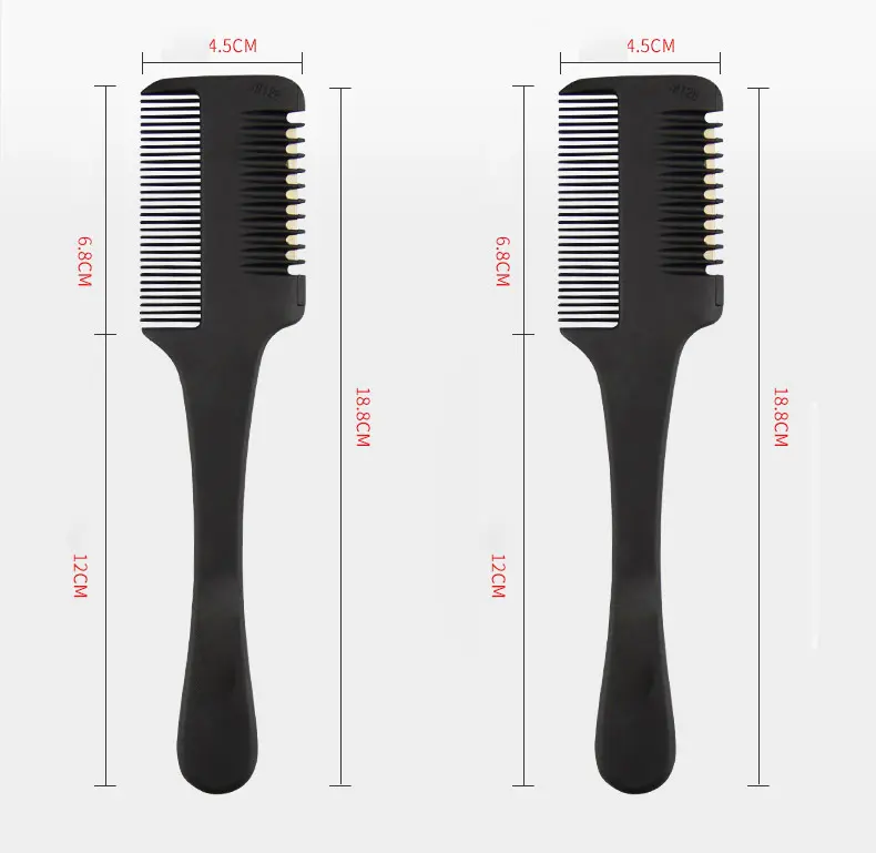 Combo Bộ Đồ Nghề Kéo Cắt Tóc 11 MÓN Giá Rẻ Dành Cho Gia Đình(2kéo+4lược+áo choàng+dao cạo+ kẹp cá sấu+kẹp mỏ vịt+kẹp đo tóc) 6