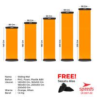 Gambar SPEEDS Sliding Mat Matras Yoga Sports Fitness Gym Glide Seluncur Alat Olahraga Busa Leg Exercise 027-22 - Orange 140cm dari Calary Toys Kab. Tangerang 2 Tokopedia
