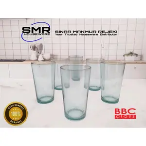 6 SET GELAS TEH KOPI KACA POLOS 212 ML