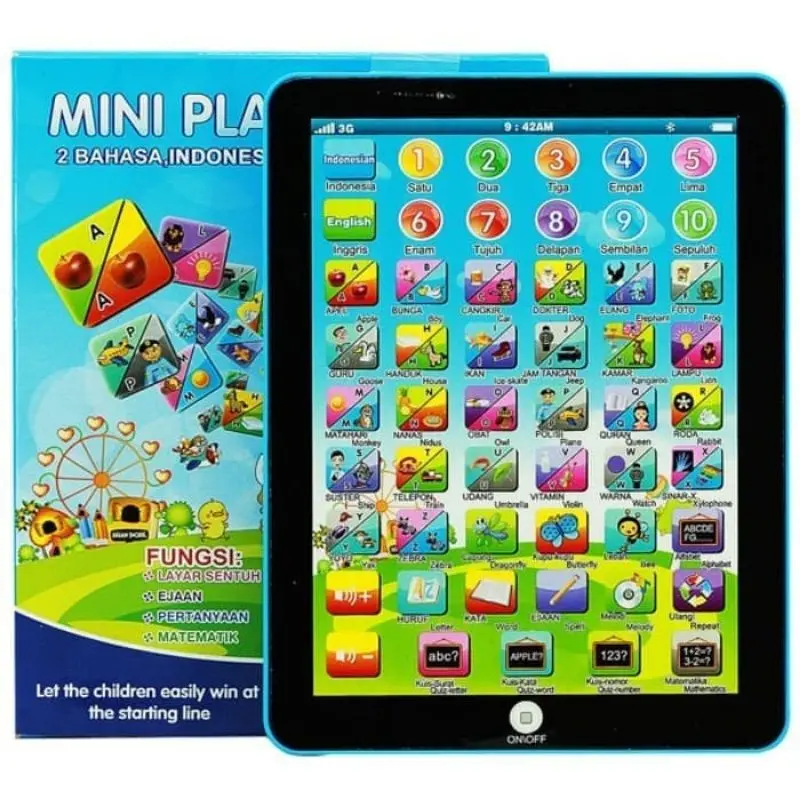 Mainan Edukasi Ipad Mini PlayPad Onlyy Bahasa Inggris 0
