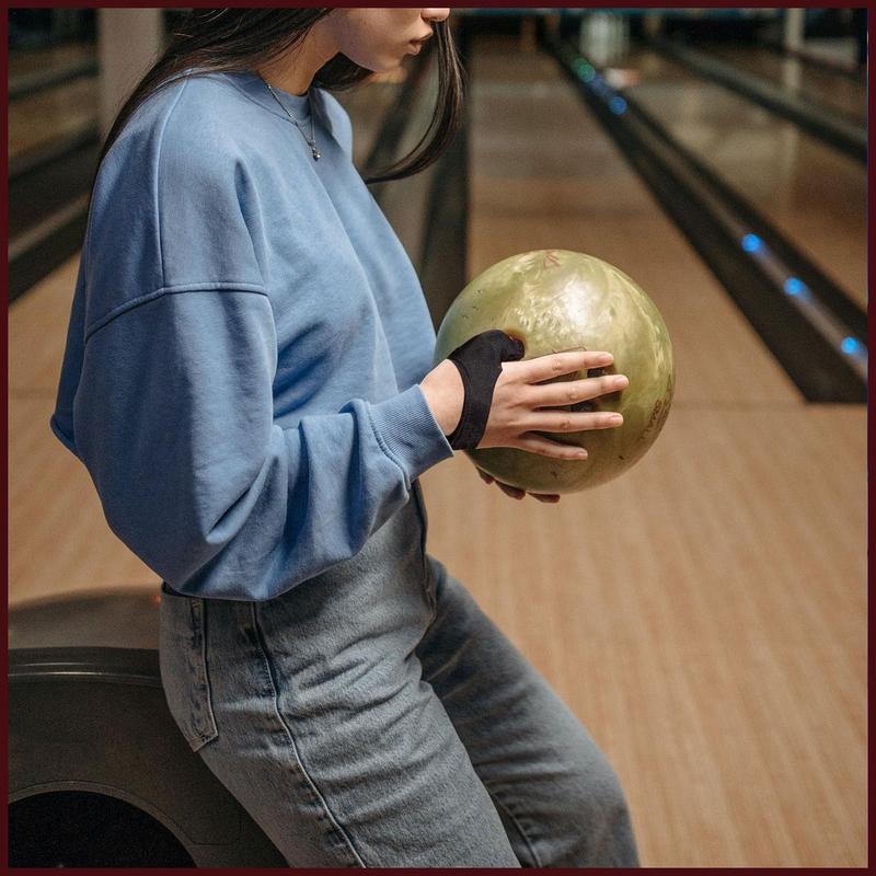 Bộ tiết kiệm ngón tay cái Bowling, Găng tay bảo vệ ngón tay cái Bowling đàn hồi, Chống mài mòn, Tay cầm Ngón Tay thoải mái, tdemy 3