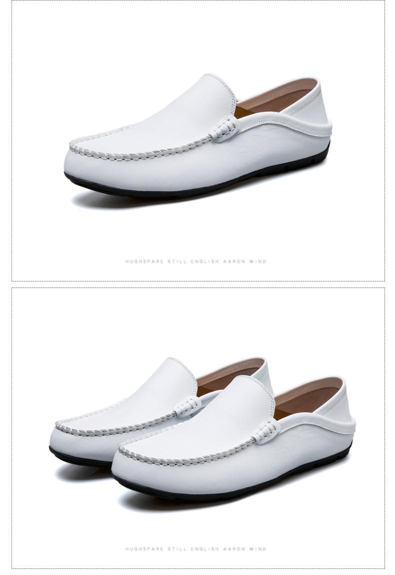 Product Introduction of DEKABR Comfortable Handmade Leather Shoes Casual Men's Flats Design Man Driving Shoes Soft Bottom Leather Men Shoes Size 38-47 38