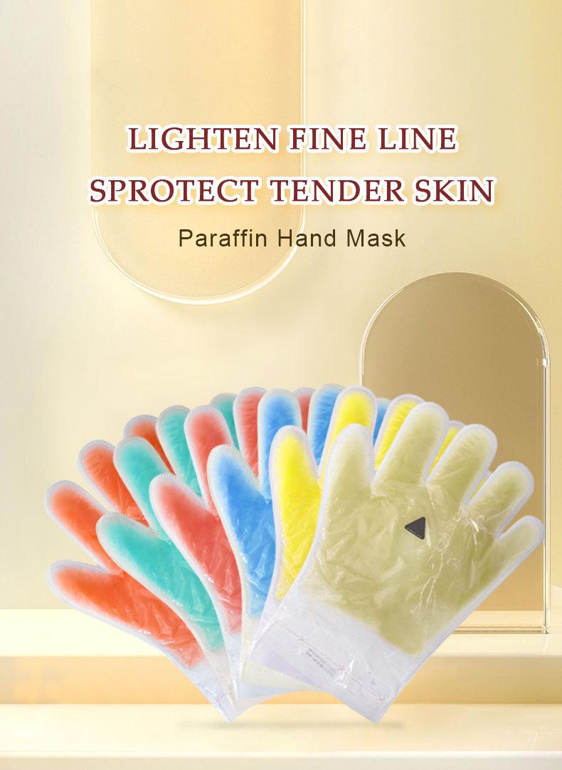 Product Introduction of Foreign Trade Exclusive Hand Wax Glove Hand Wax Mask Fading Wrinkle Moisture Replenishment Repair Hand Care 140G Pack 5