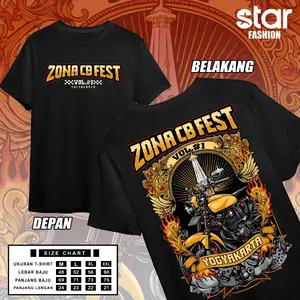 KAOS ZONA CB FESTIVAL / KAOS HONDA HEDON ZONACB / KAOS RACING CB GLPRO GLMAX MEGAPRO GL100 TIGER HEREX SQUAD INDONESIA / KAOS PRIA DISTRO