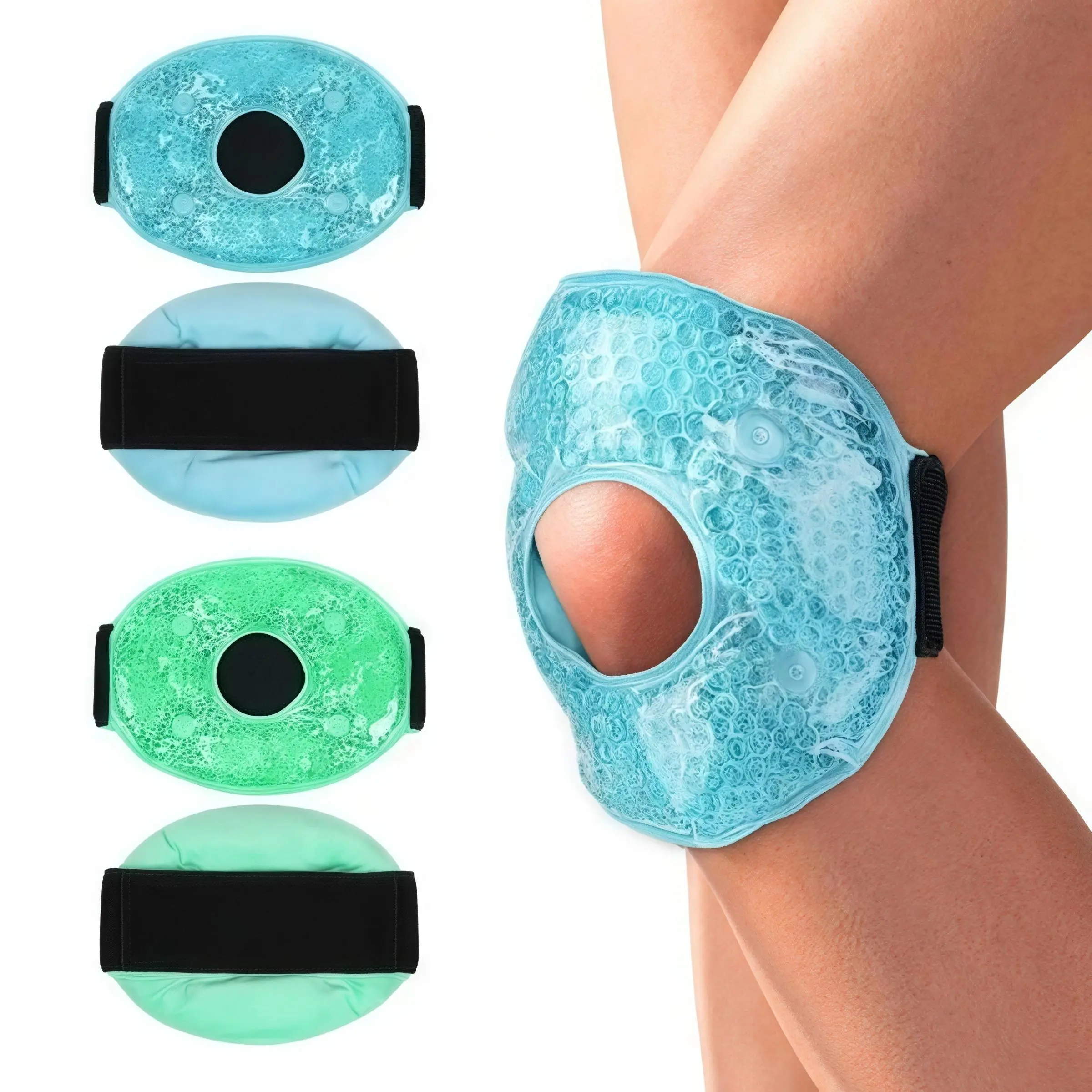 Ice Bag Pack, 1 Count Hot and Cold Large Ice Pack for Head Shoulder Leg Knee Sports Injuries, Sports Ice Wrap for Women & Men