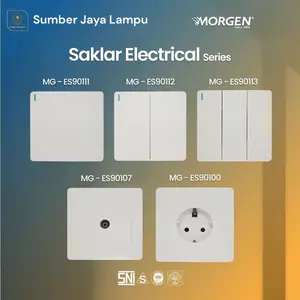 Morgen Saklar Mewah Full Face Murah Colokan nero stop kontak dinding SATUAN