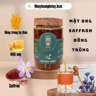 Mật ong Saffron Nhụy Hoa Nghệ Tây 180ml/lọ tặng kèm ly 450mL+ cây lây mât+tui      kiểu người nên uống Mật ong Saffron Đông trùng hạ thảo ngay   Người suy nhược, thường xuyên cảm cúm, ốm vặt: Saffron và ĐTHT chứa hàm lượng dưỡng chất cao.
