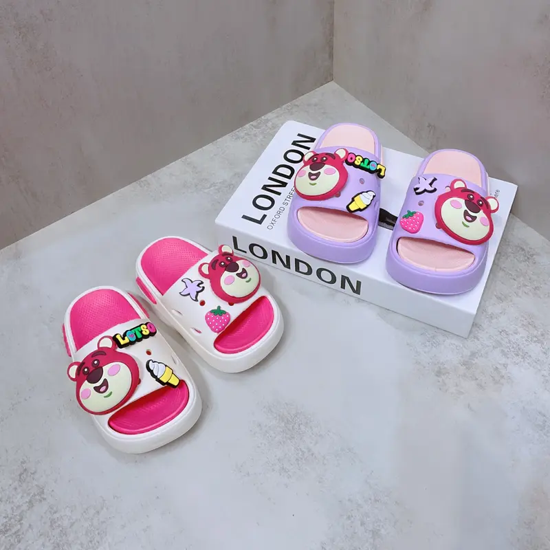 [Form Nhỏ] Dép Trẻ Em Sticker Hoạt Hình Dễ Thương, Nhựa EVA Siêu Nhẹ, Siêu Mềm Cho Bé Gái 2 - 10 Tuổi. SK281 3