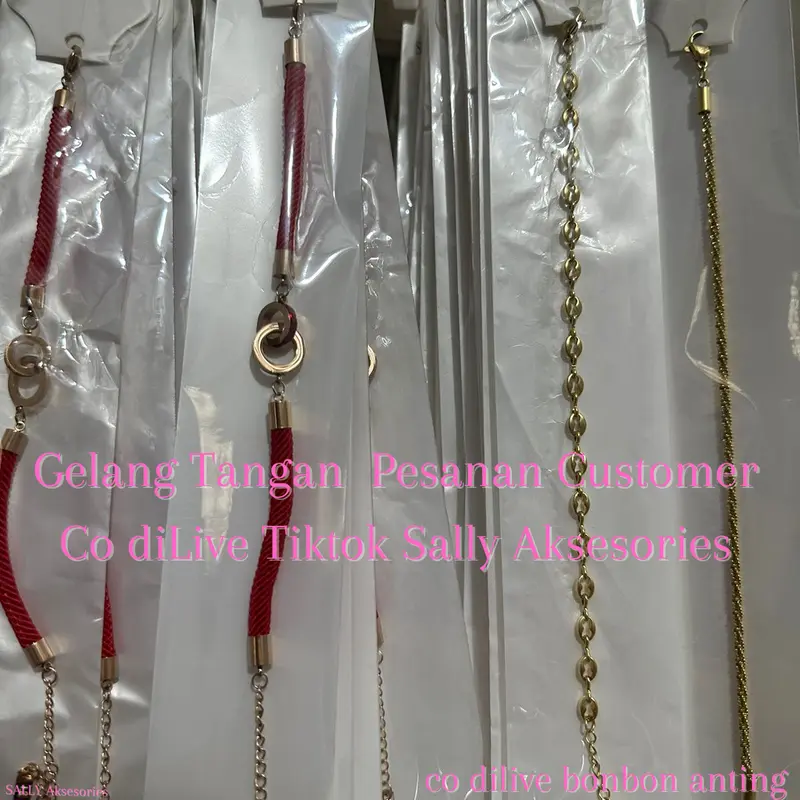 Gelang Tangan Titanium Chekout DiLive Sally 0