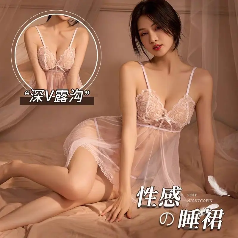 Đồ Lót Lưới Ren Gợi Cảm, Thời Trang Mới Cho Năm 2025, Đồ Ngủ Nữ, Trong Suốt, Cỡ Lớn, Váy Ngủ Nữ Cám Dỗ, Bộ Đồ Bó Sát Bán Chạy 5