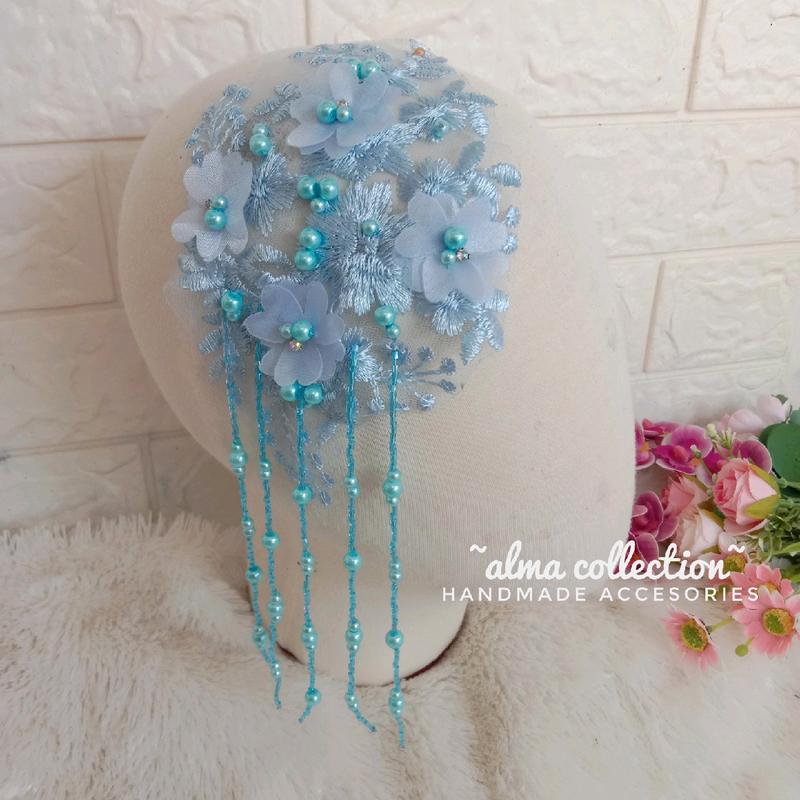Headpiece simple juntai by alma collection 4