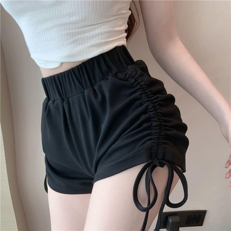 Quần đùi rút dây bigsize nữ từ 58-100kg chất umi hàn - QR 4