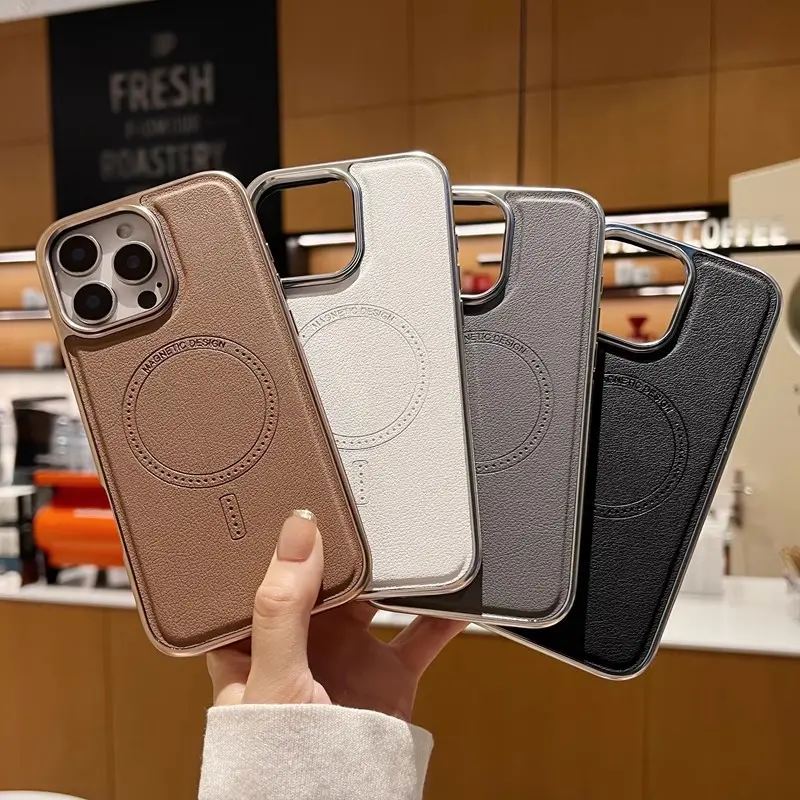 Mạ điện từ trường hút ShouJiKe được áp dụng cho khu vực được gọi là vỏ não iPhone16, 15promax, 14pro, dán da của viền 13 phòng ngã BaoHuTao 0