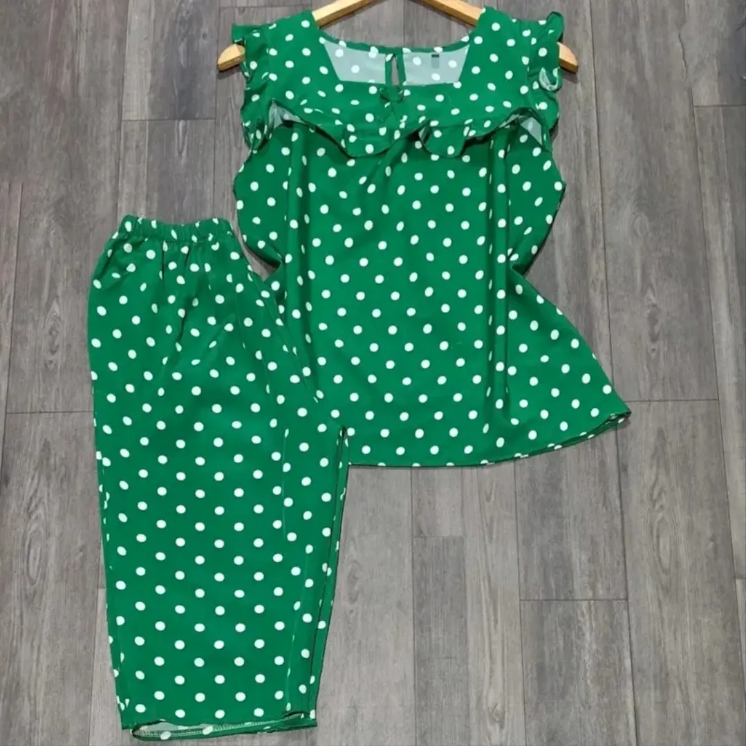Đồ bộ quần lửng có túi, vải lụa mềm, size từ 40 đến 90 ký