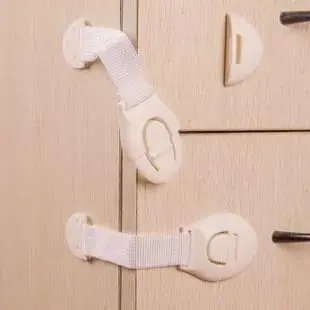 Kunci Pengaman Laci Lemari Kulkas / Pengaman Pintu Kulkas Lemari / 3m Adhesive Child Lock / Baby Safety 1
