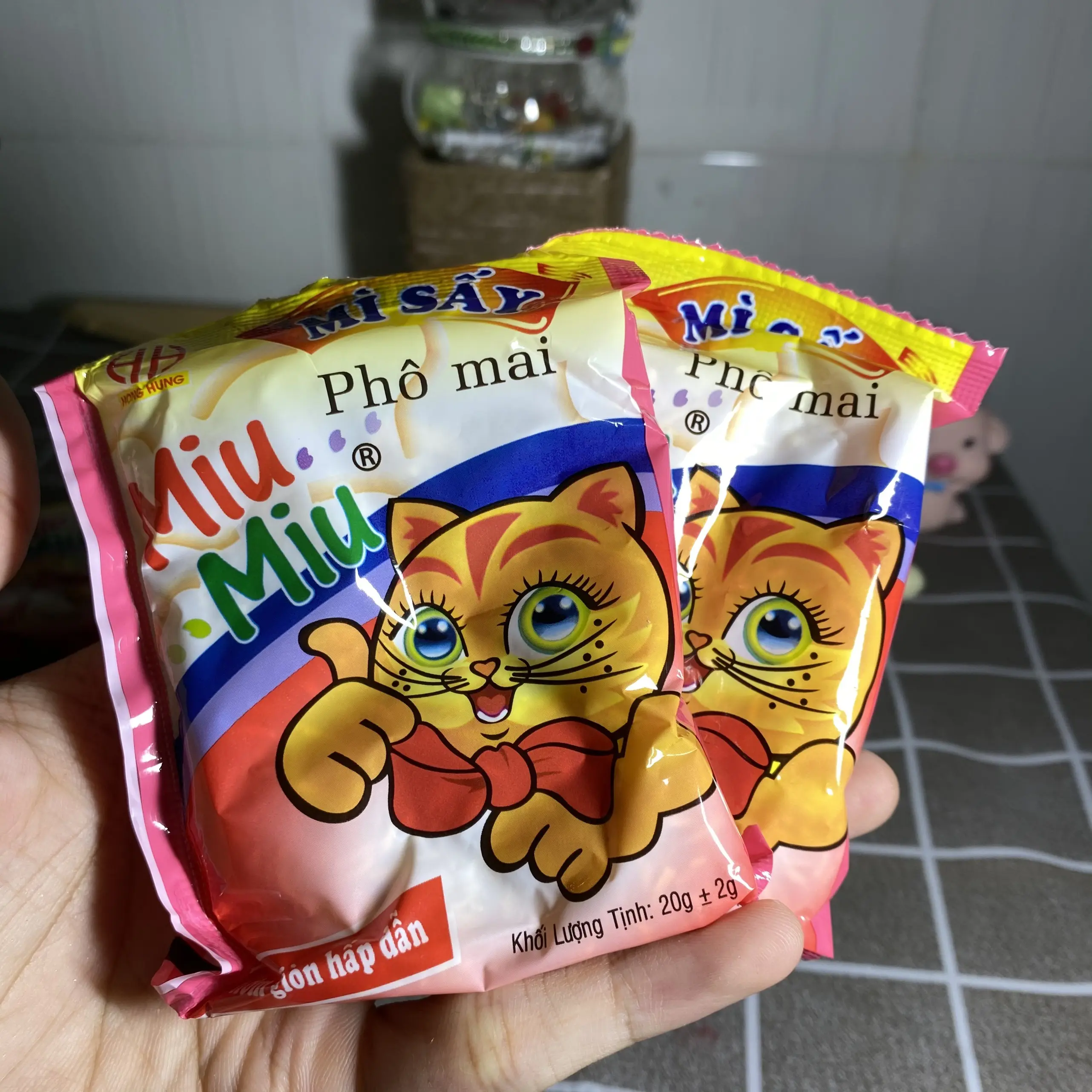 Mì tôm tuổi thơ, mì sấy phô mai