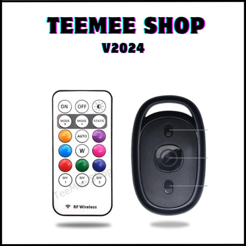 Điều khiển từ xa tặng kèm pin - phụ kiện đèn LED di động