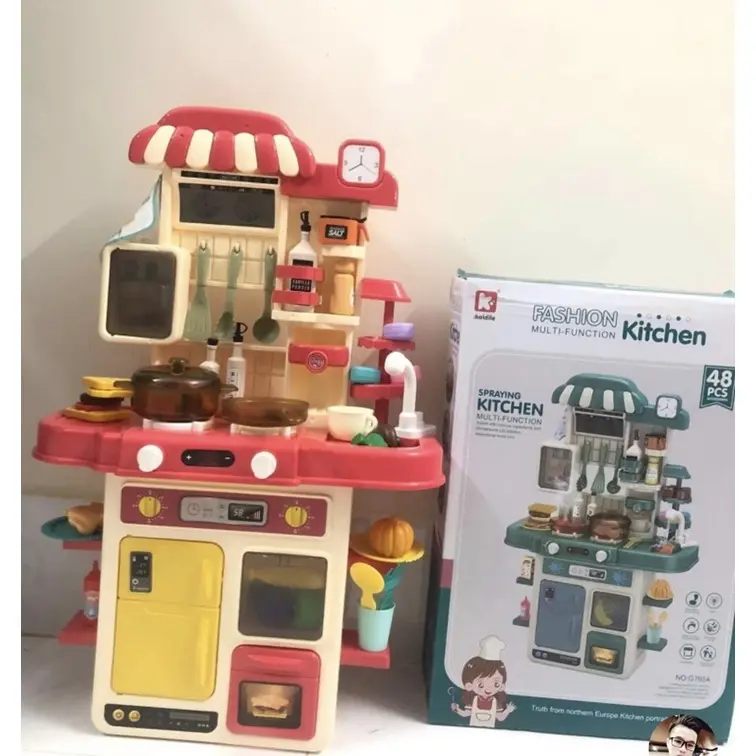 Bộ đồ chơi nhà bếp cỡ lớn có nhiều hiệu ứng sinh động,đồ chơi nhà bếp đóng vai cho bé Toy Câu Cá 5