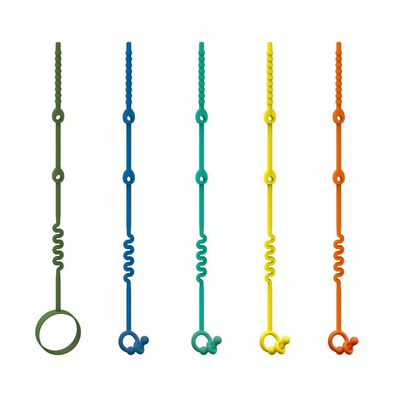 Product Introduction of Baby Toy Hanging Rope with Water Bottle Holder, 5 Counts/set Adjustable Safety Toy Hanger, Safety Toy Hanging Rope for High Chair, Stroller, Car Seat 17