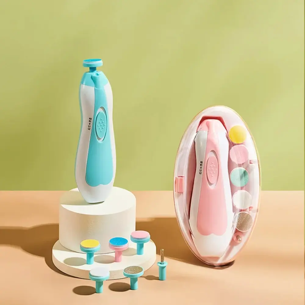 6-In-1 Baby Electric Nail Polisher Multi-function Baby Manicure Grinding Machine Nail Care Baby Nail Clipper Baby Nail Care Kit