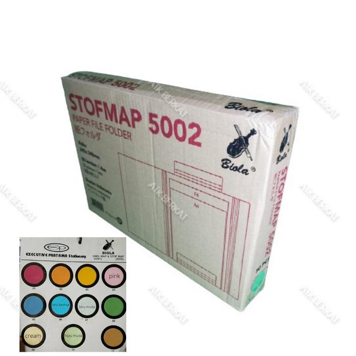 Jual [50pcs] Map folder Kertas stopmap buffalo Biola 5002 - hijau ...