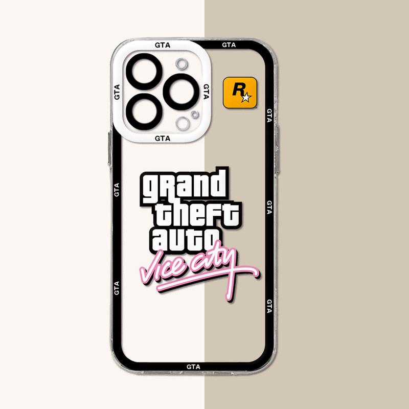 Product Introduction of Ốp Điện Thoại Gta Vice City, Trò Chơi Nóng Bỏng Sang Trọng, Ốp TPU Mềm Trong Suốt, Tương Thích Với iPhone 16, 15, 14, 13, 12, 11, Mini, Pro Max, X, XR, XSMax, 6S, 6, 7, 8 Plus, SE 17