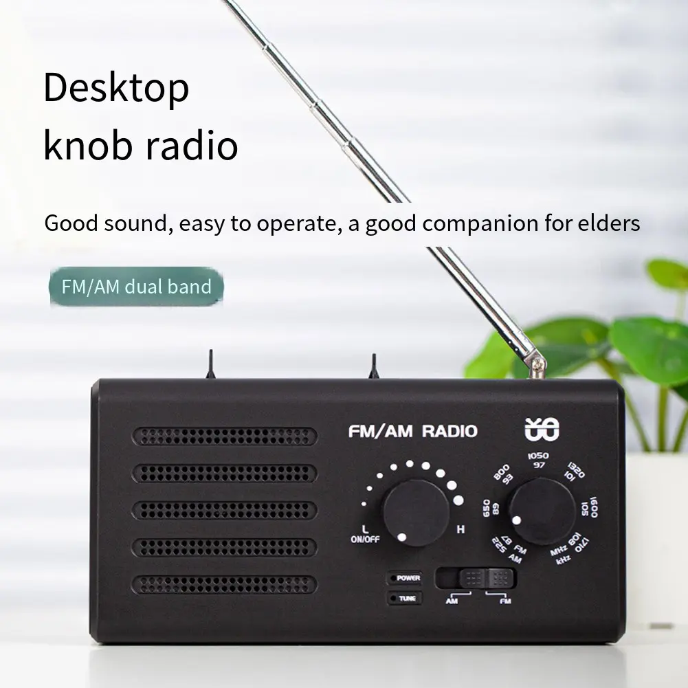 Premium Portable Radio FM AM Receivers with Powerful Audio Compact