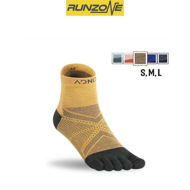 Tất Xỏ Ngón Chạy Bộ Cổ Cao Sport- Hạn Chế Phồng Rộp Chân Aonijie E4825 - RunZone