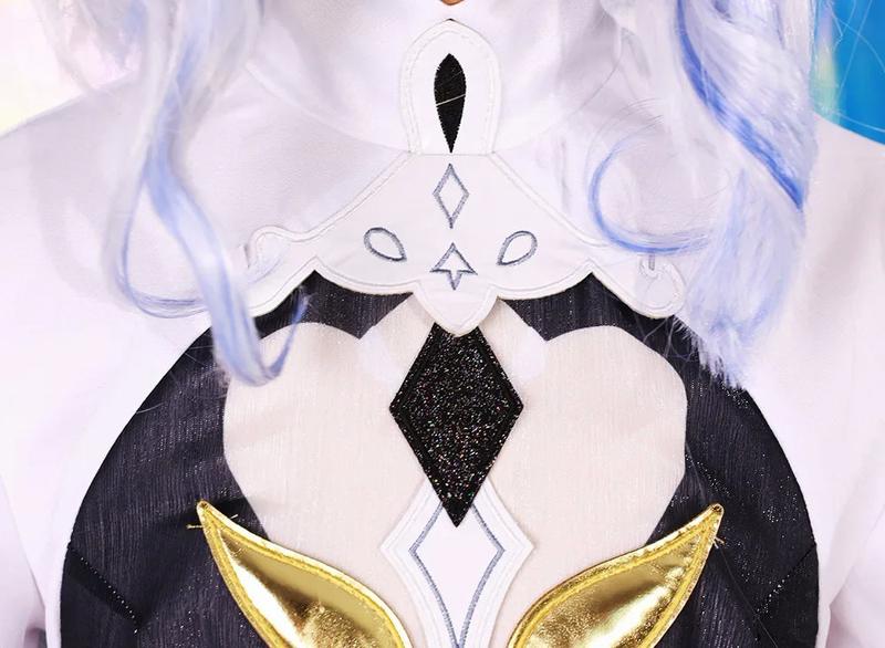 Product Introduction of Trang Phục Hóa Trang, Furina Cosplay Trò Chơi Genshinimpact Focalors, Tóc Giả Nhập Vai Trò Chơi Thần Nước Fontaine, Phim Hoạt Hình Với Đạo Cụ Anime 18