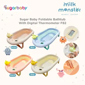 Sugar baby Foldable Bathtub with Digital Thermometer F82/Bak Mandi