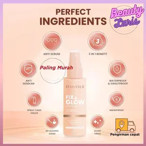 Hanasui Fix and Glow Setting Spray 60ml