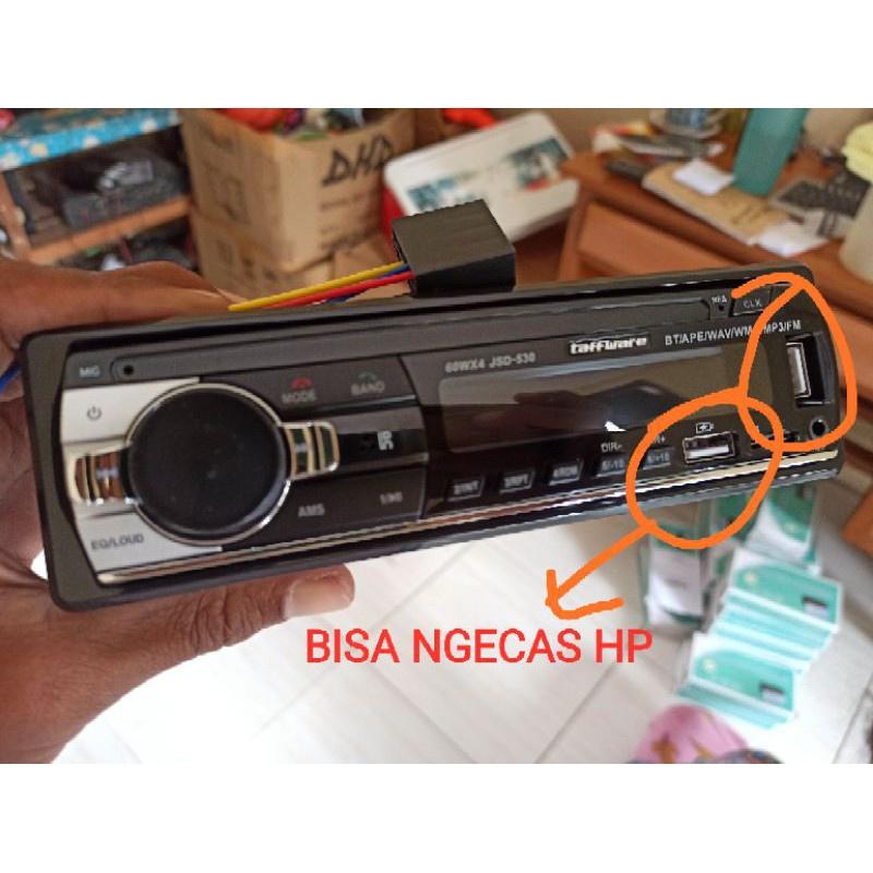 TAPE MOBIL MURAH - SINGLE DIN MOBIL - TAPE AUDIO MOBIL BLUETOOTH SINGLE DIN JSD 530 - BARANG BARU 0