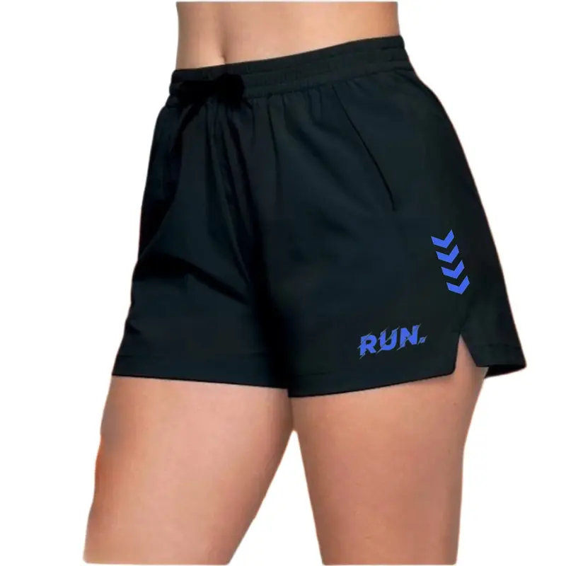 Promo 6pcs celana belah samping volly RUN Terbaru Sport 4