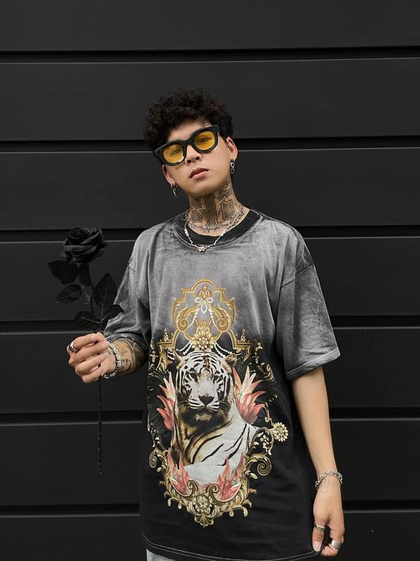Áo phông ngắn tay MIKENCO DAMEGE TIGER 2