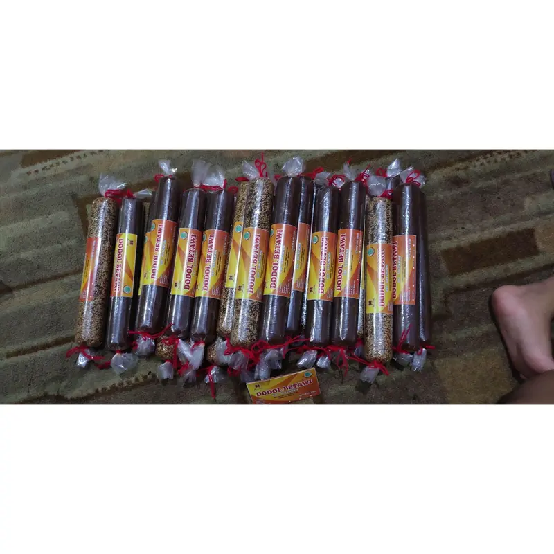 Dodol Betawi asli oleh-oleh cikarang original rasa ketan, hitam, wijen gula asli dan tanpa pengawet Organik 1