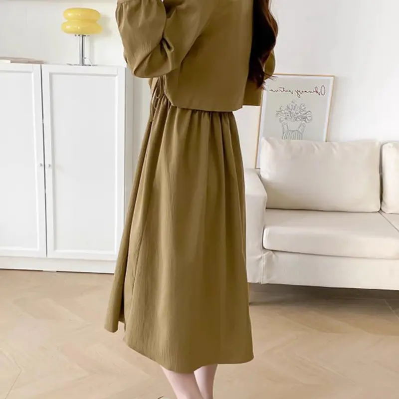 Oneset 2in1 Blazer crop dan dres setali 2356 / 2369 3